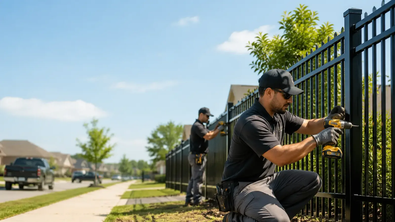 Metal Fence Installation in Waka, TX